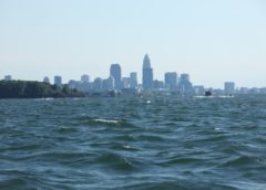 Lake Erie and city skyline