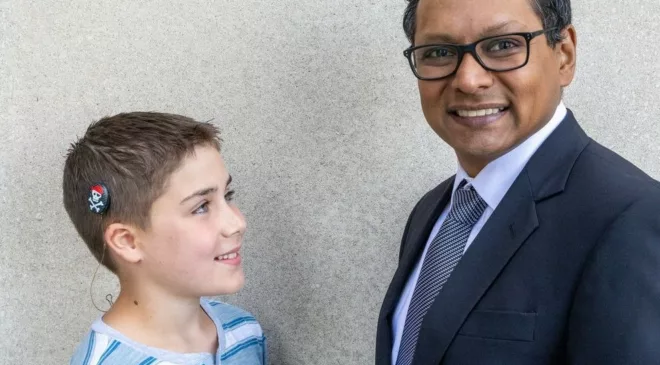 Ten-year-old London implant pioneer hearing a better life