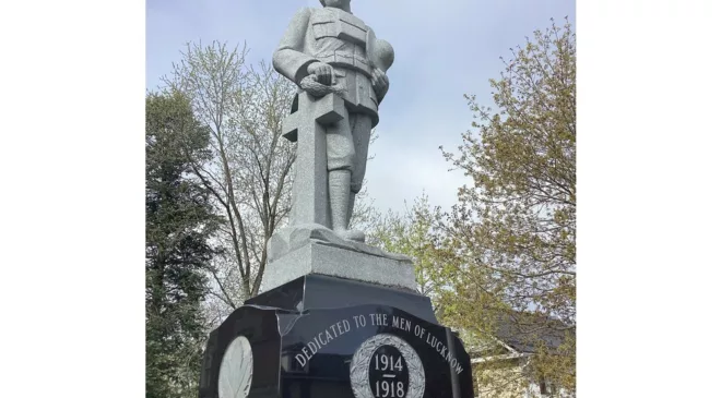 The Lucknow and area cenotaph