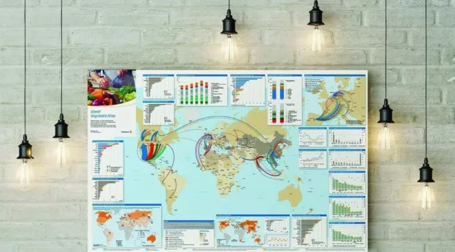 World Vegetable Map tracks global trade, conditions