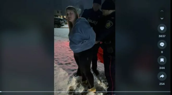 Charge dropped for woman who posted arrest footage on TikTok