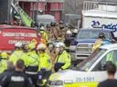 London firefighters honoured for building collapse rescue efforts