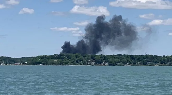 New details in boat blaze that sent smoke billowing over Port Stanley