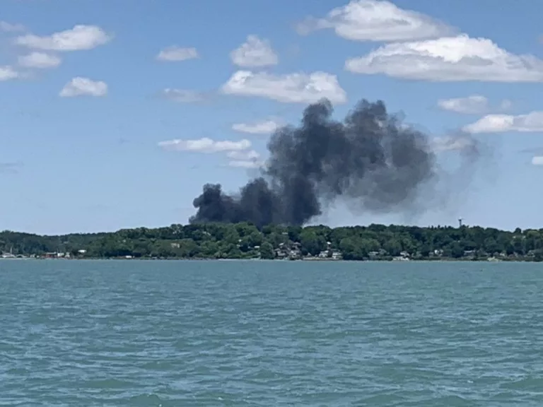 New details in boat blaze that sent smoke billowing over Port Stanley