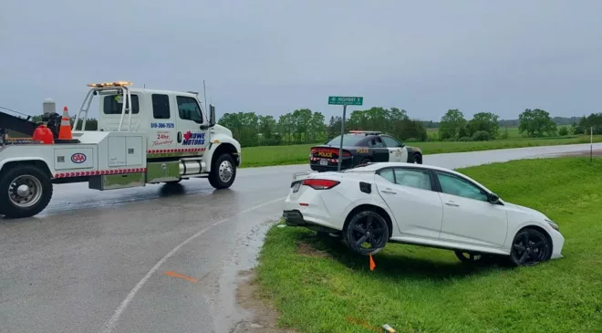 Police lay charges after driver flees scene in Kincardine