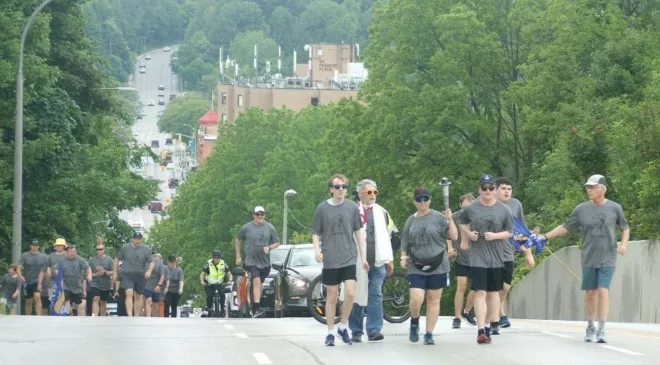 Special Olympics torch run tours Grey-Bruce communities