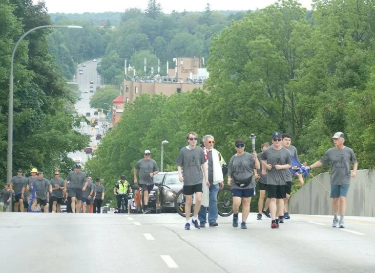 Special Olympics torch run tours Grey-Bruce communities