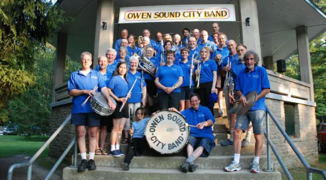 The Owen Sound City Band returns to Harrison Park Mondays throughout the summer