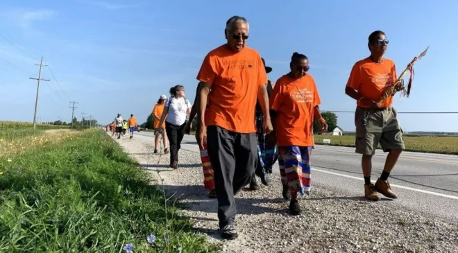 Walkers pray for answers about missing Neyaashiinigmiing cousins