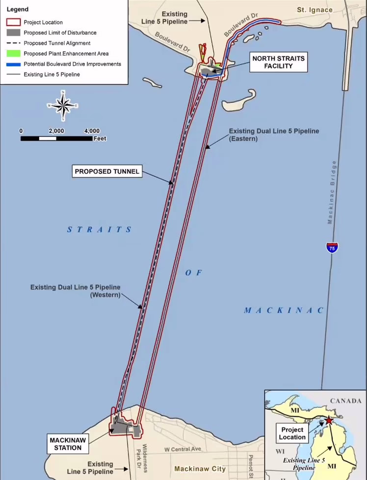 Army Corps of Engineers releases final report on Line 5 tunnel leading up to permitting decision