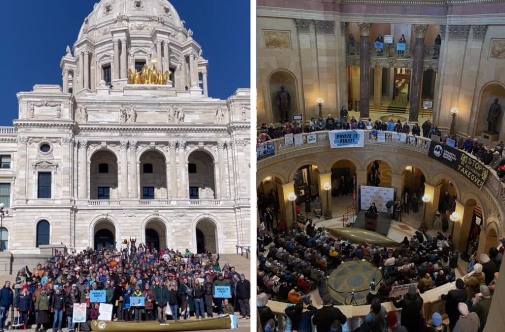 Hundreds rally for Boundary Waters as critical Senate vote looms