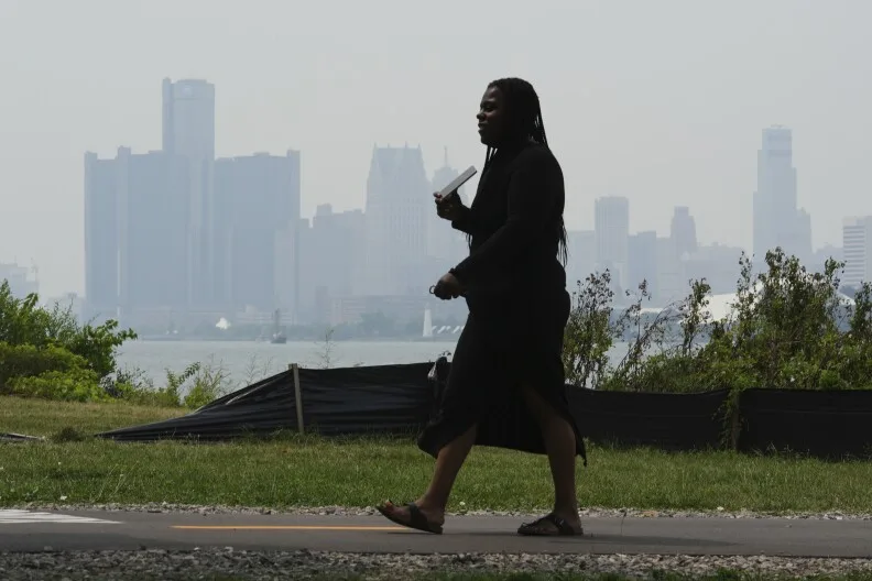 Wildfire smoke prompts statewide air quality alert in Michigan